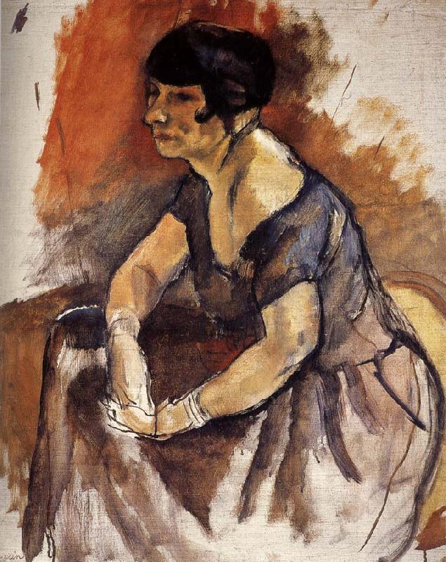 Jules Pascin Lady  Portrait of Andora China oil painting art